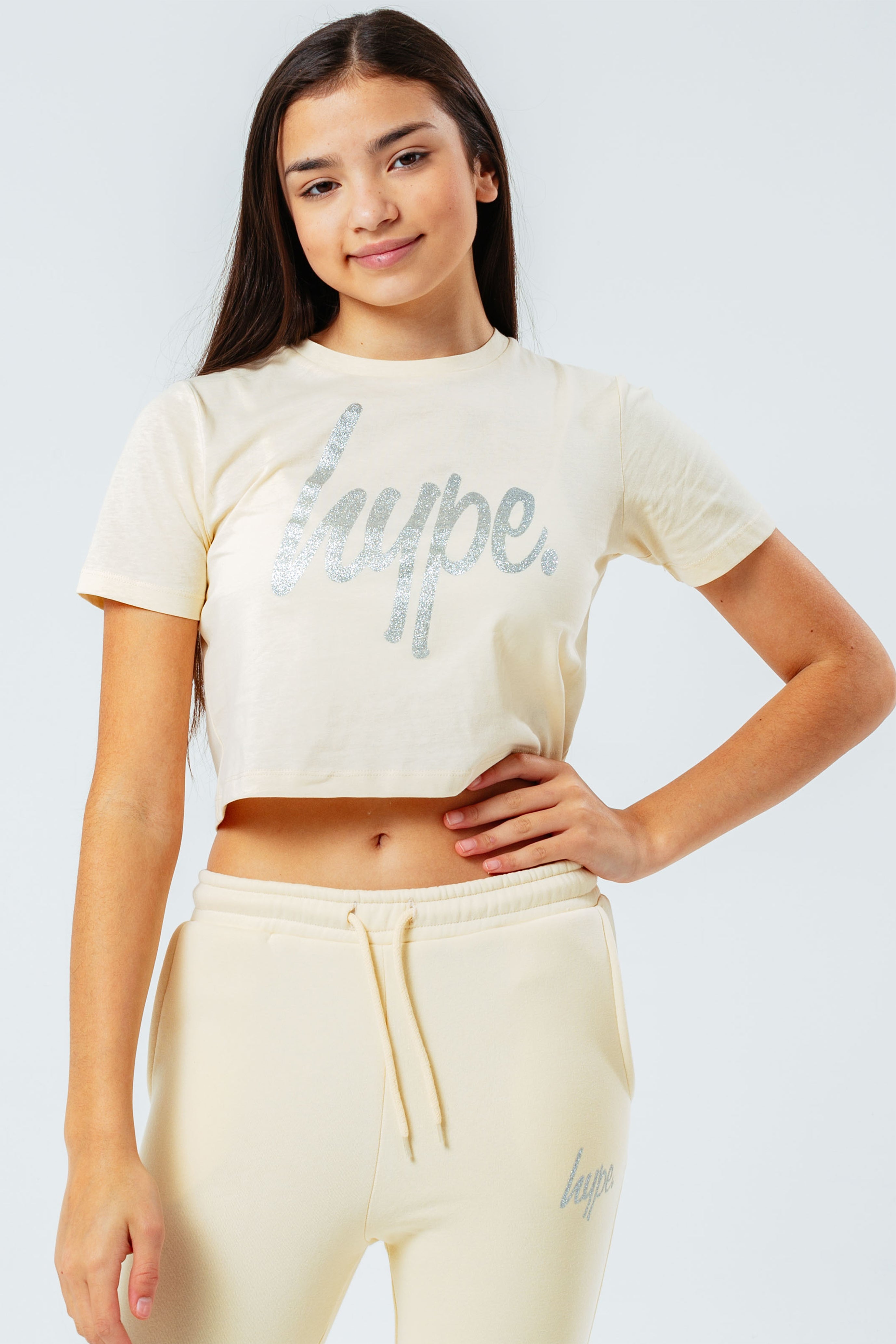 hype lemon girls crop t-shirt