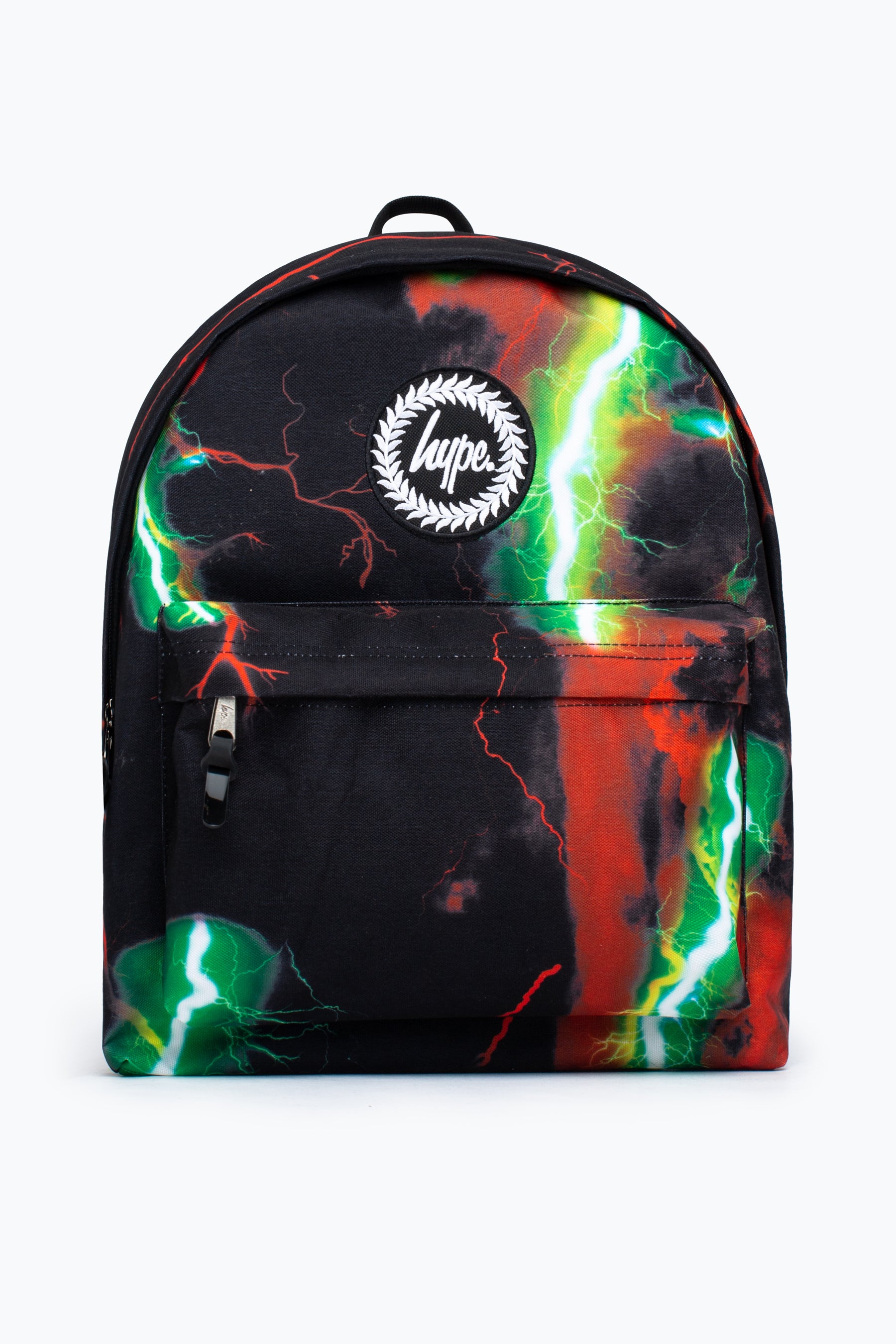 hype unisex black anger skies crest backpack