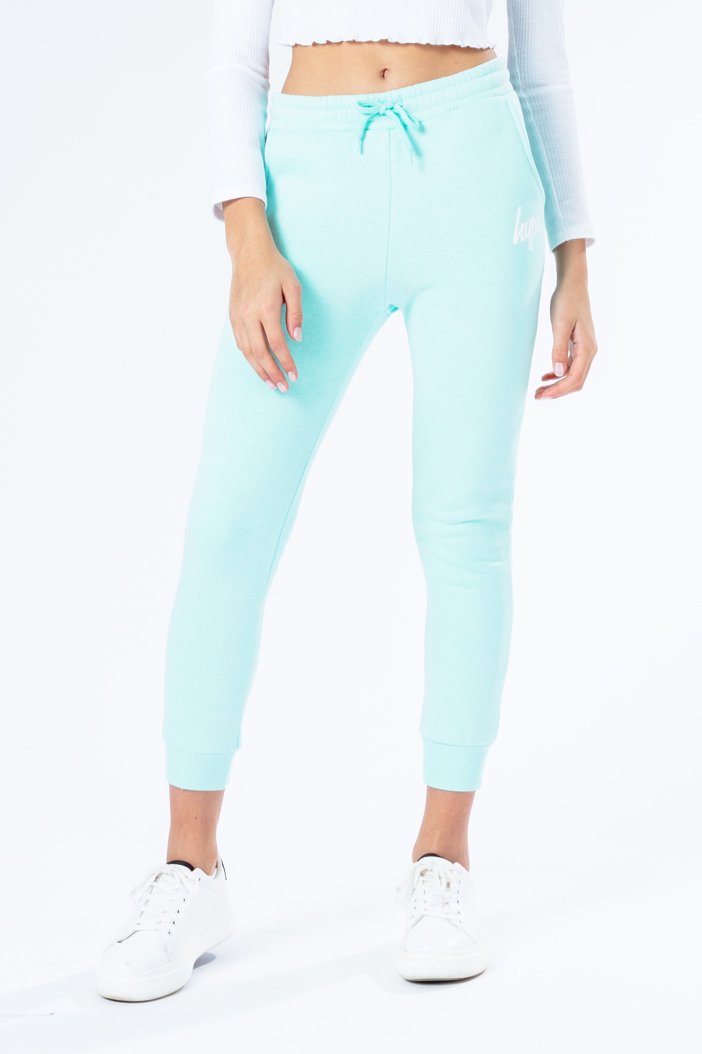 hype mint script girls joggers