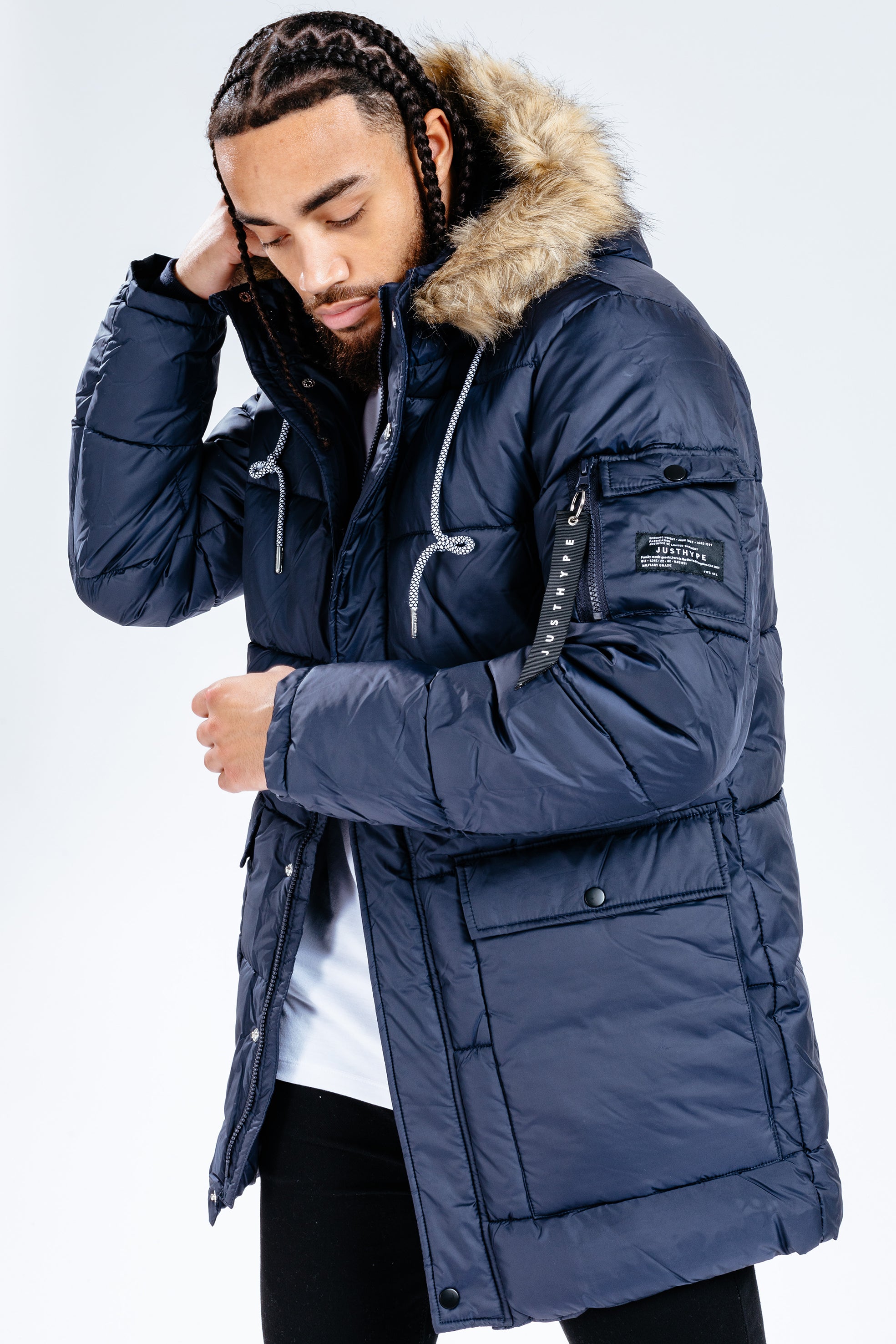 HYPE NAVY EXPLORER MEN'S JACKET