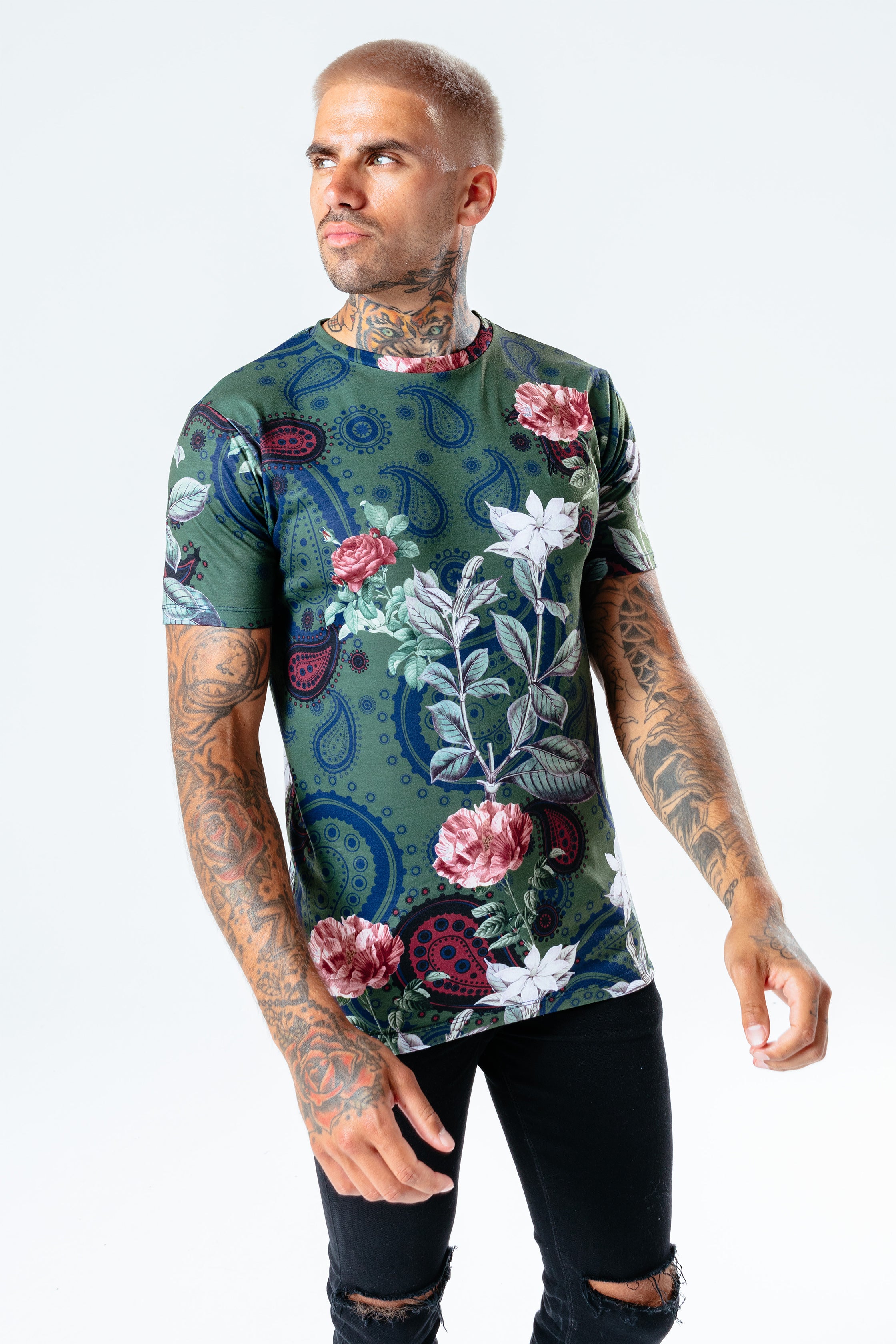 HYPE PAISLEY FIELD MEN'S T-SHIRT