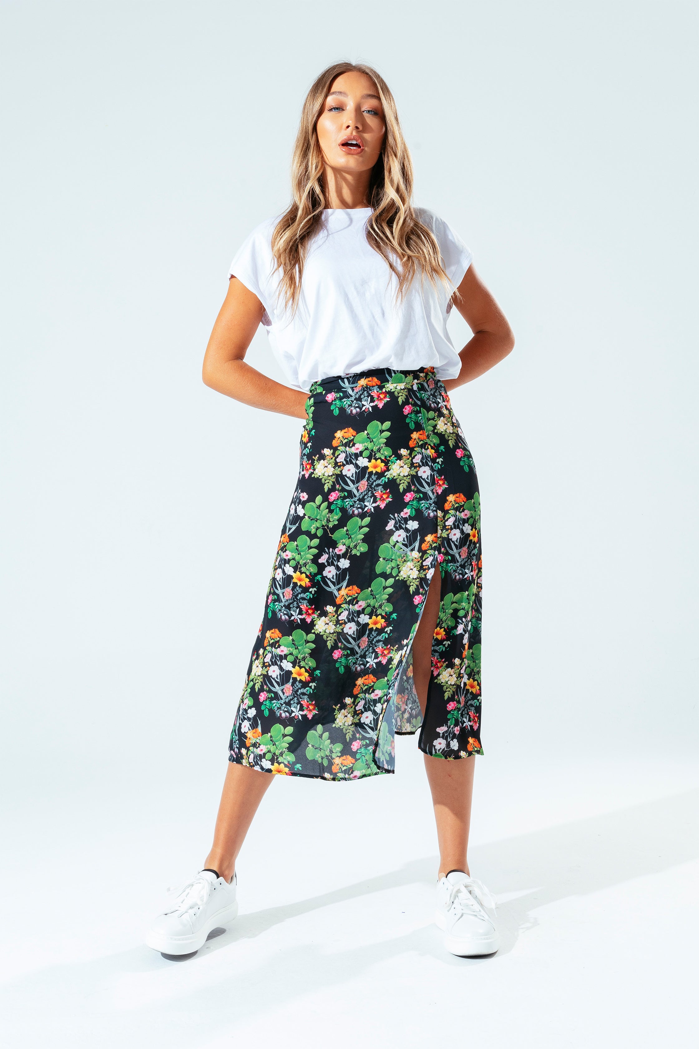 hype ditsy floral women’s skirt