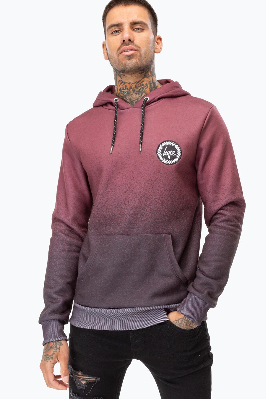 hype burgundy hoodie