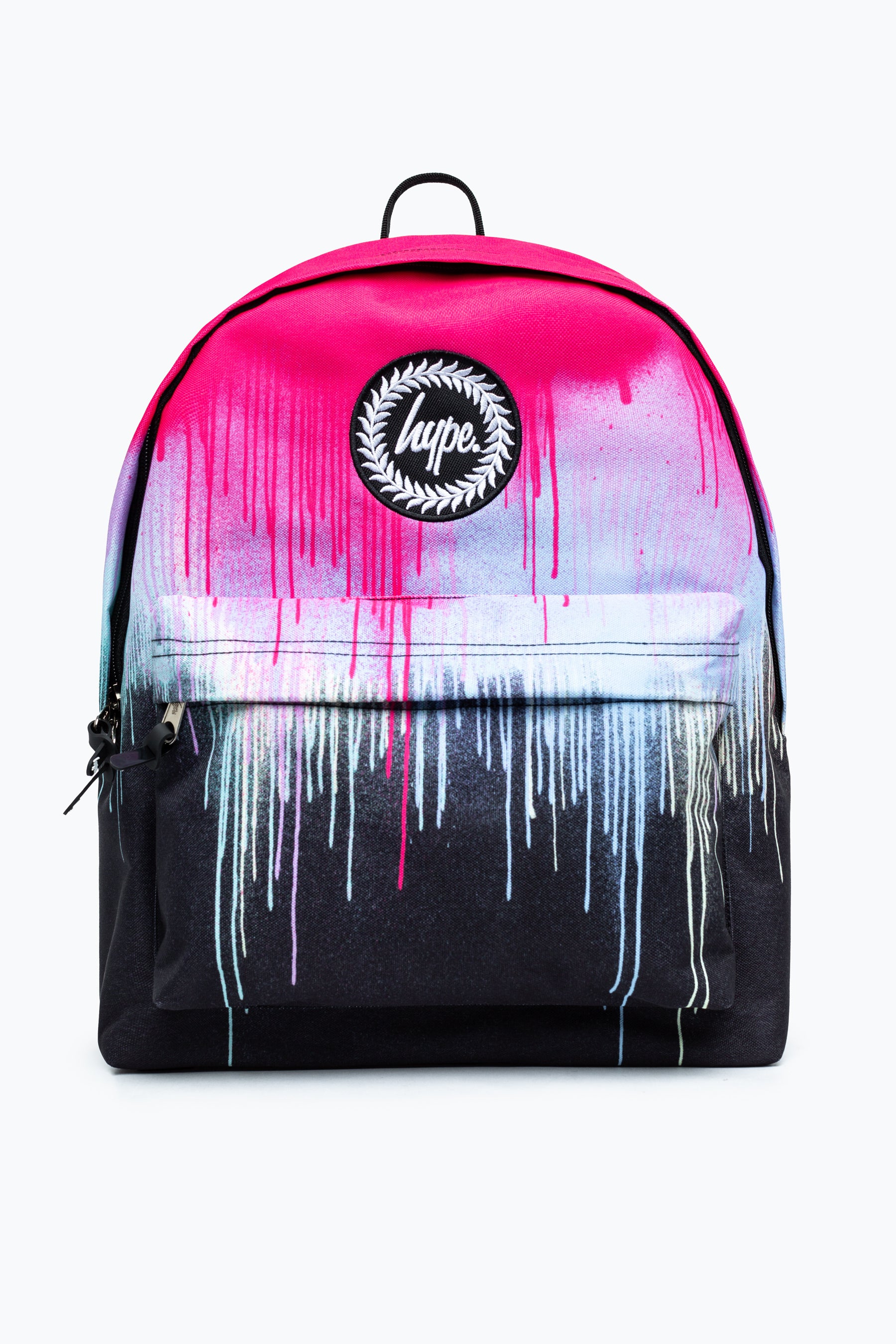 NTWRK - HYPE UNISEX PINK DRIP CREST BACKPACK