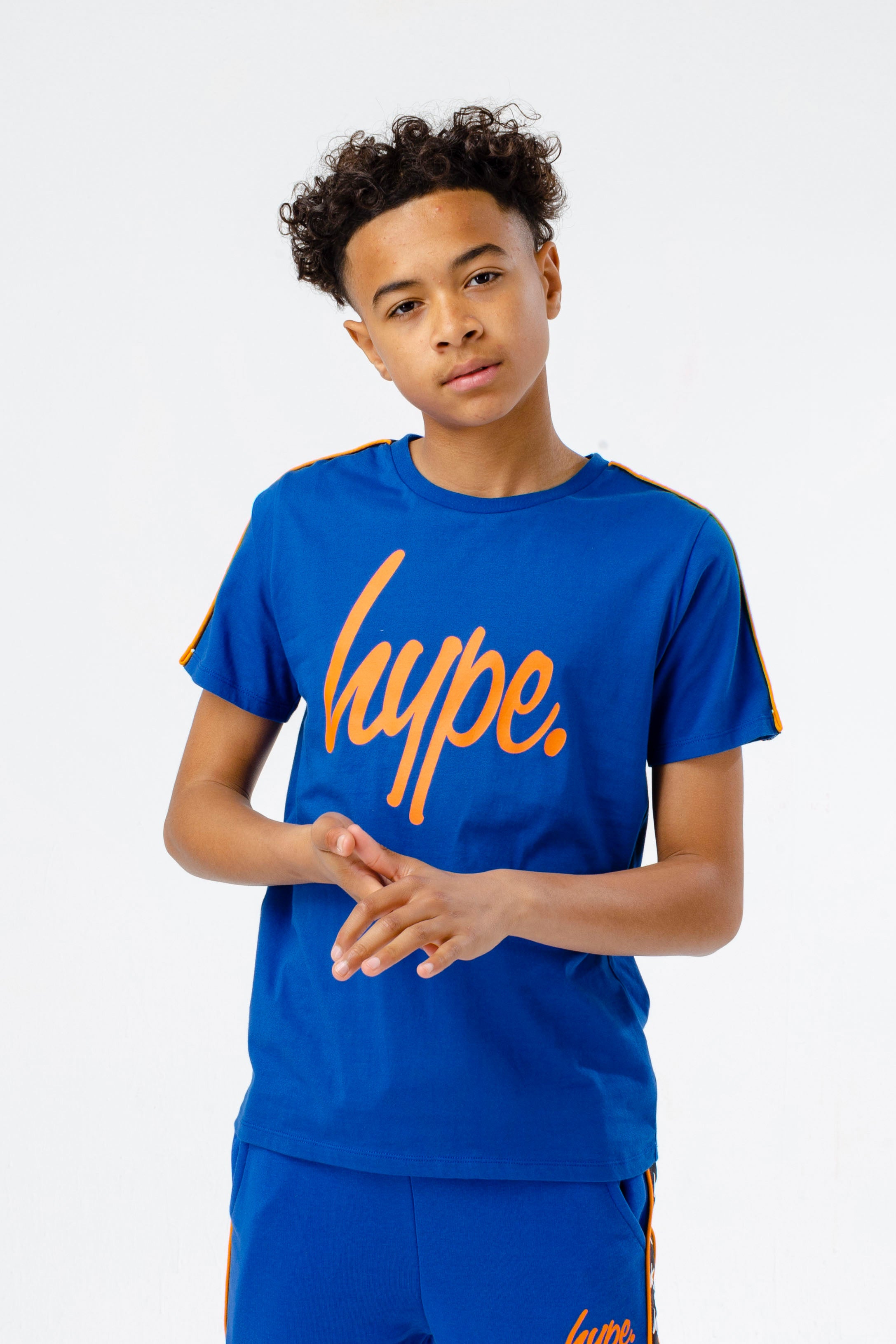 hype boys blue diversion script t-shirt