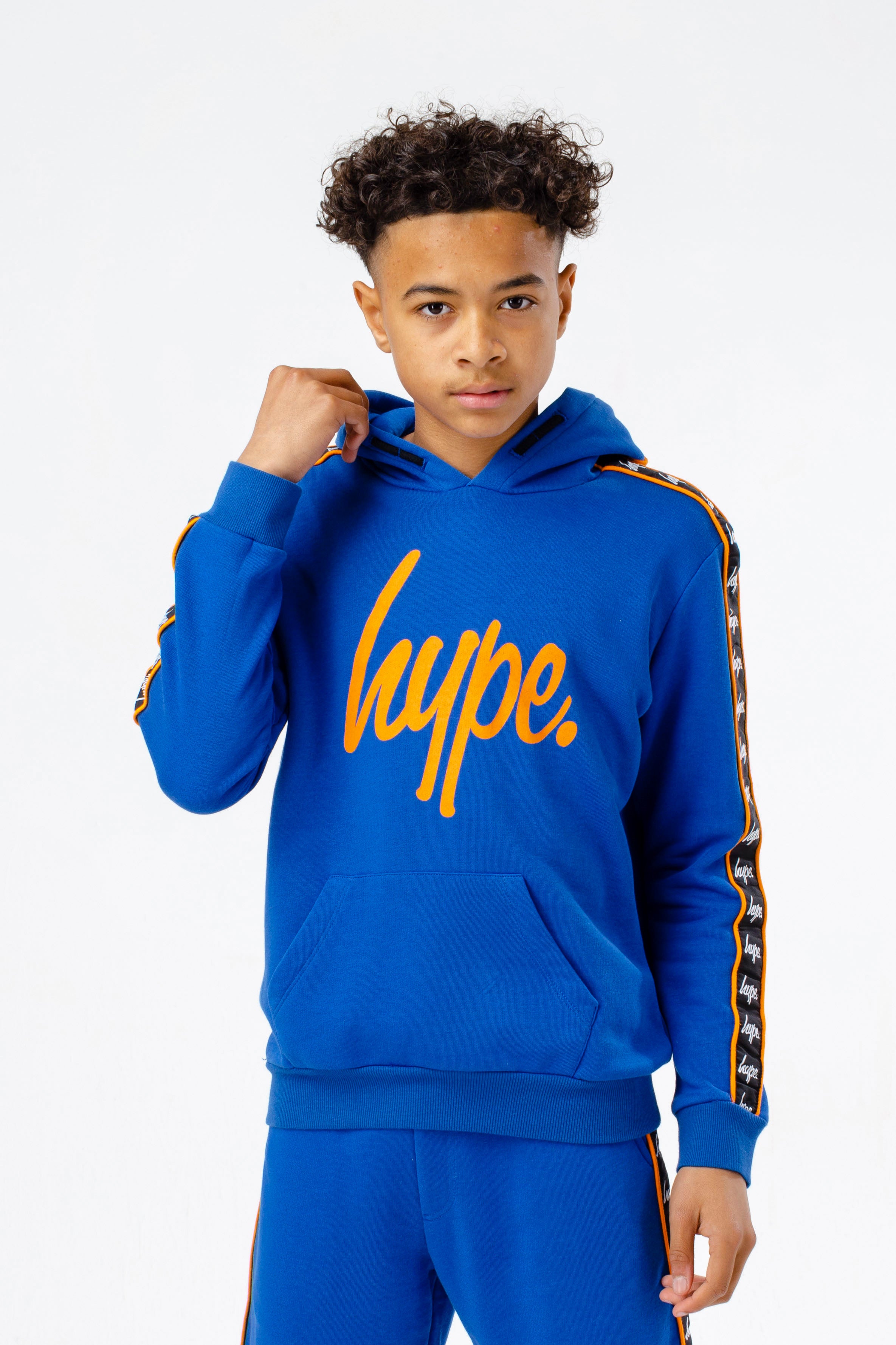 hype boys blue diversion script hoodie