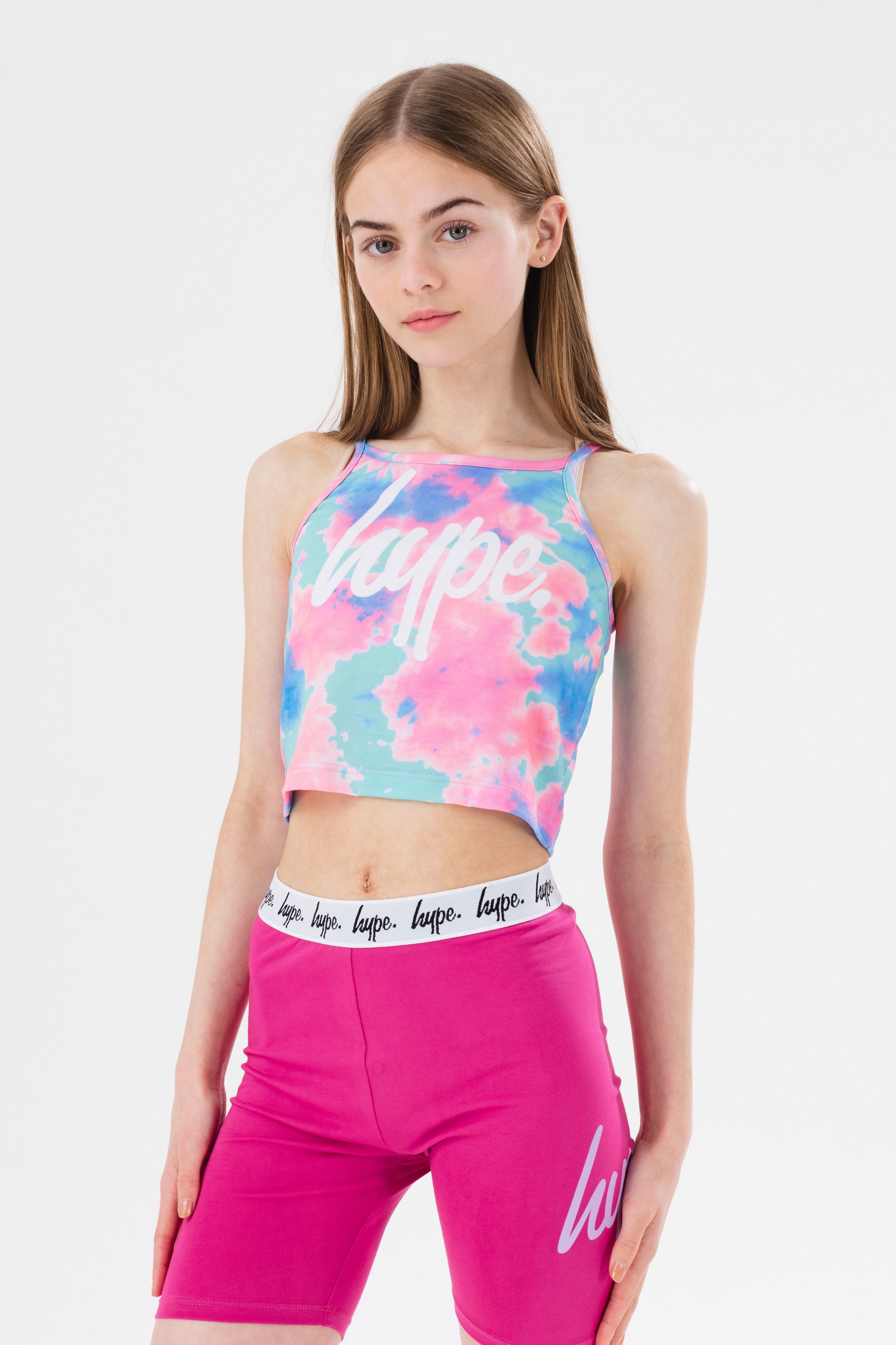 hype girls multi dream smudge script cami