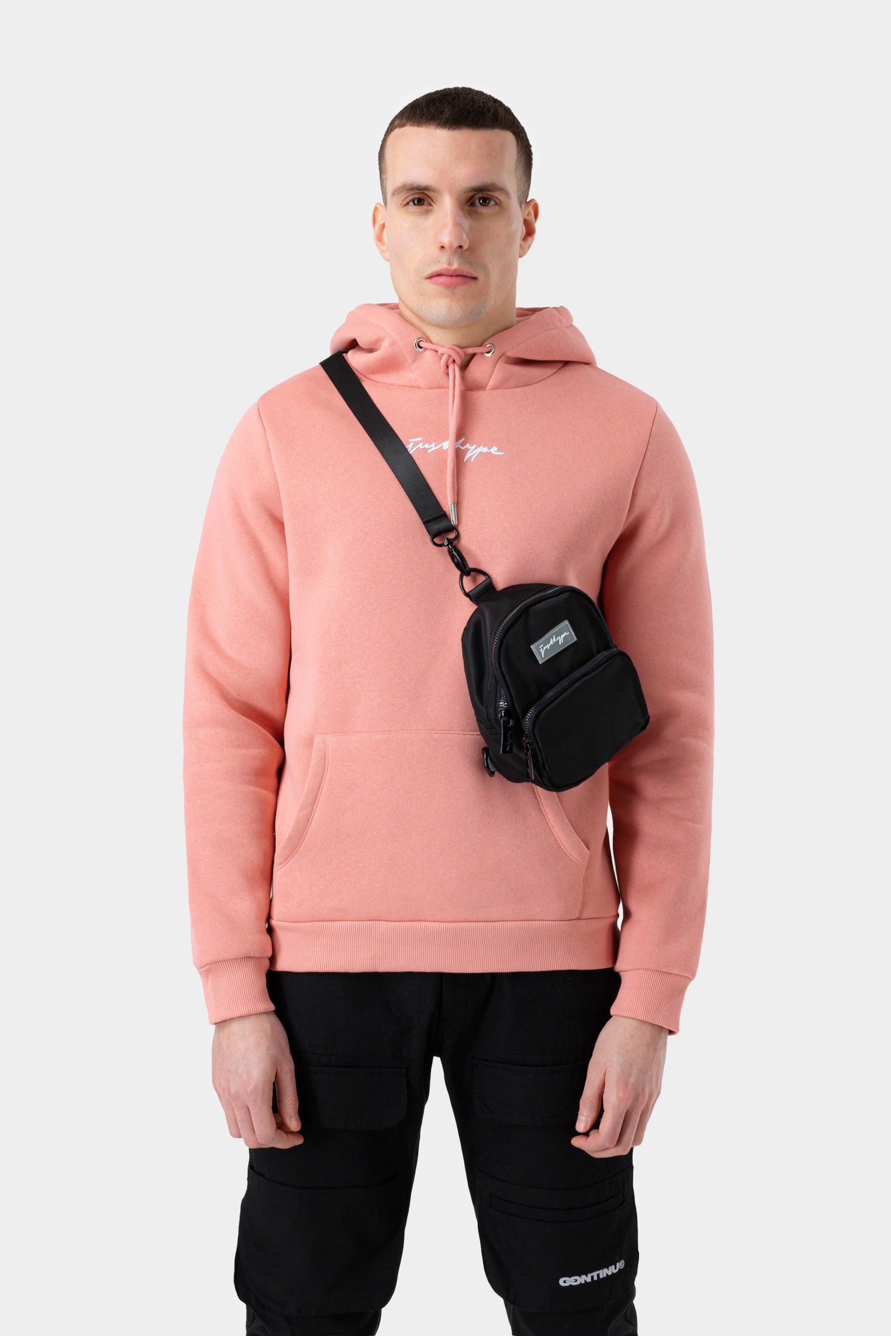 hype mens rosette scribble hoodie