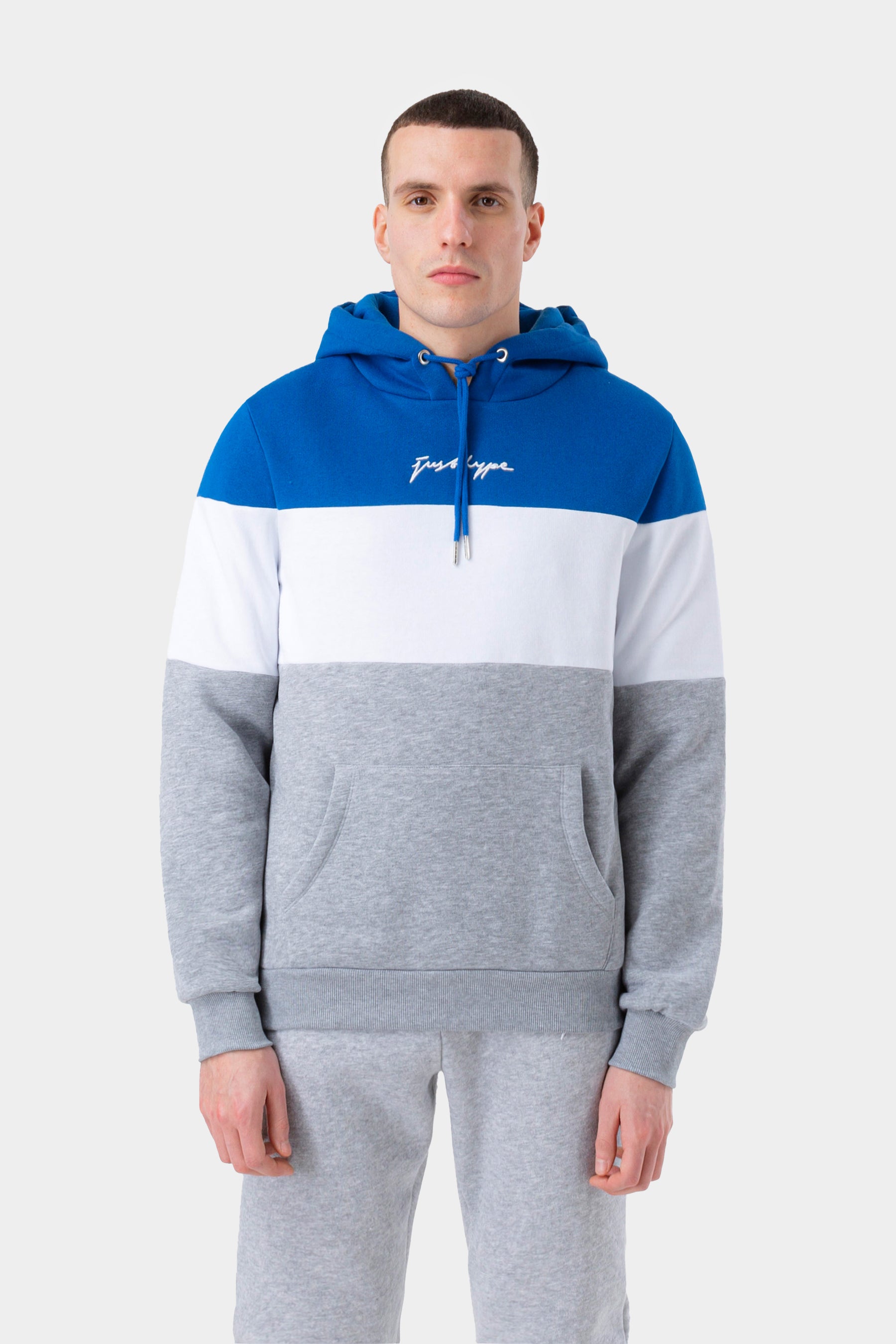 hype mens blue enderby scribble hoodie