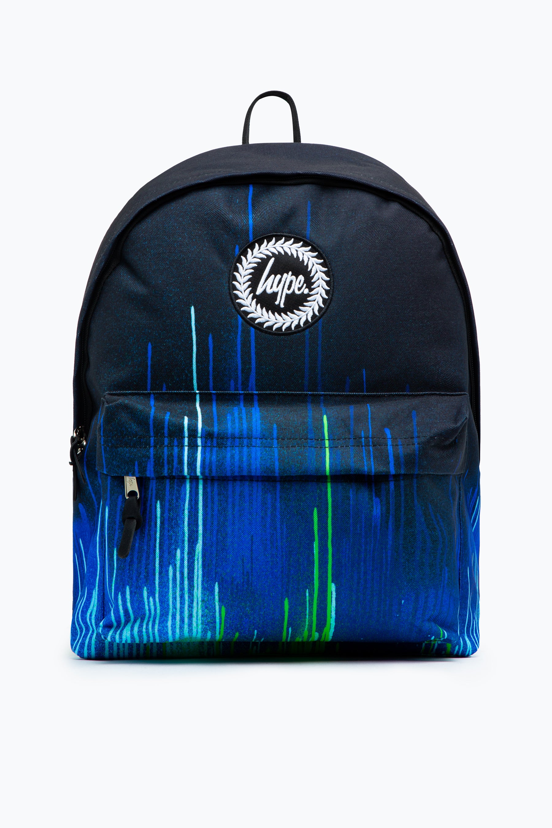 hype unisex black pacific drips crest backpack