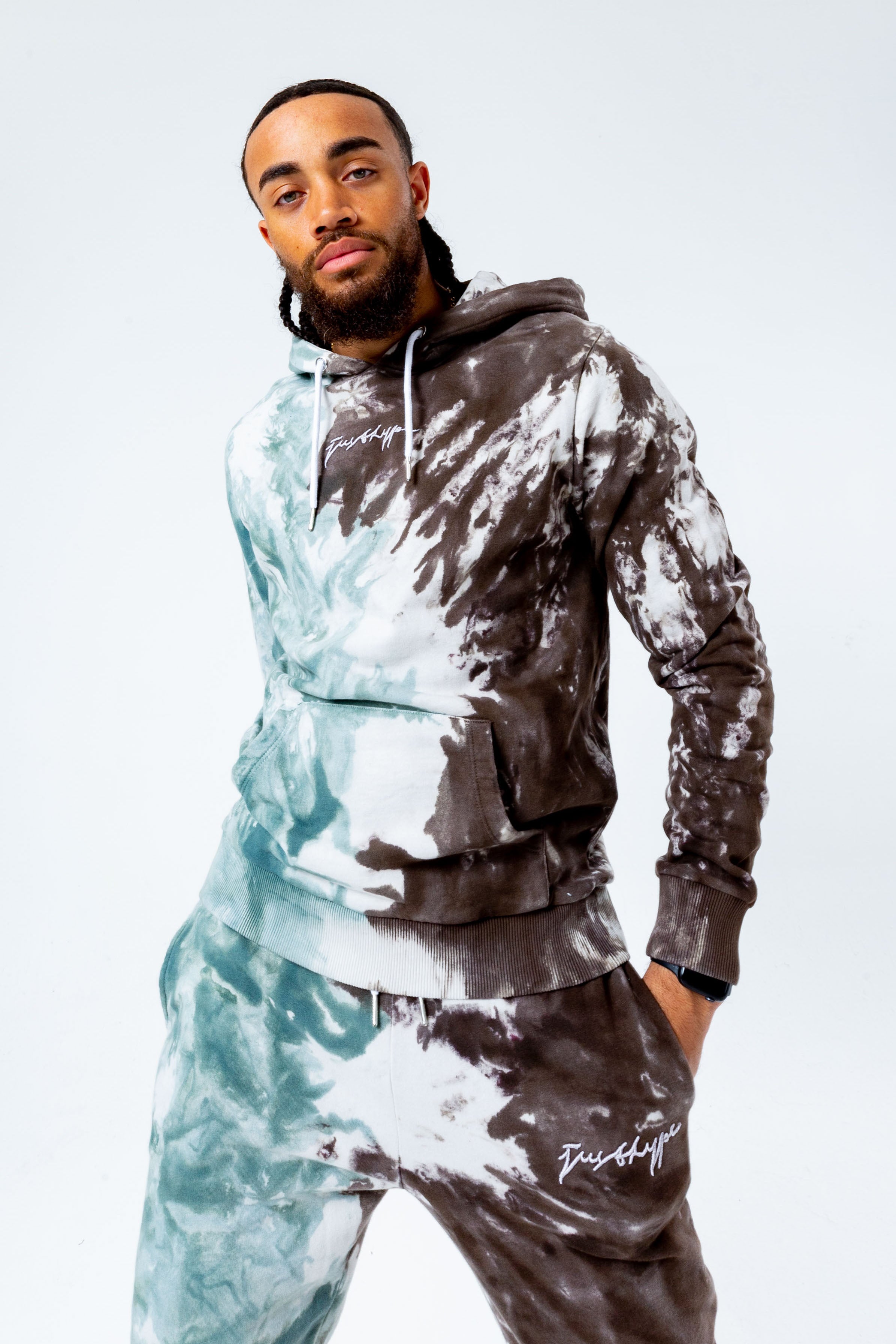 hype shore dye men’s hoodie