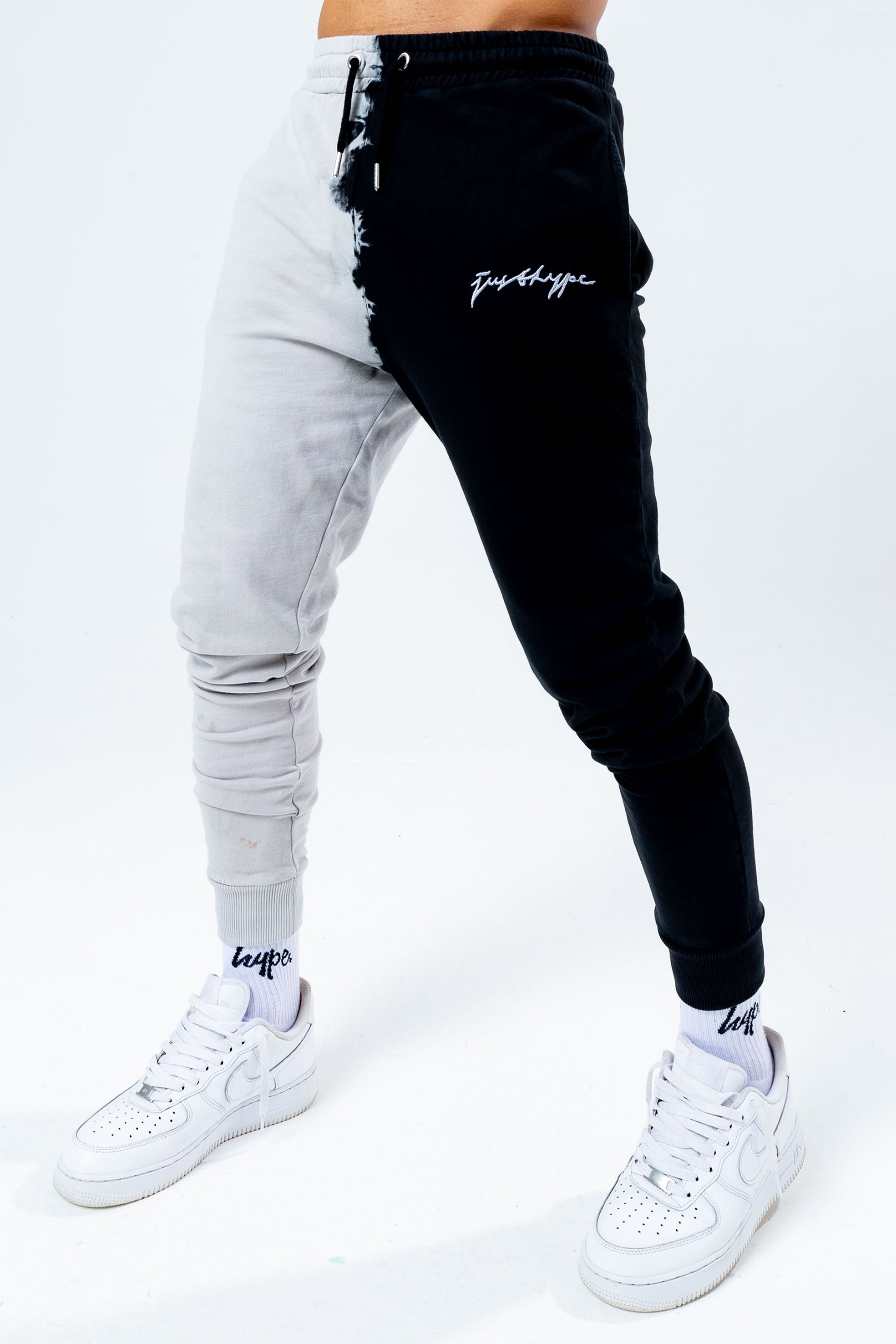 hype half bleach oversized men’s joggers