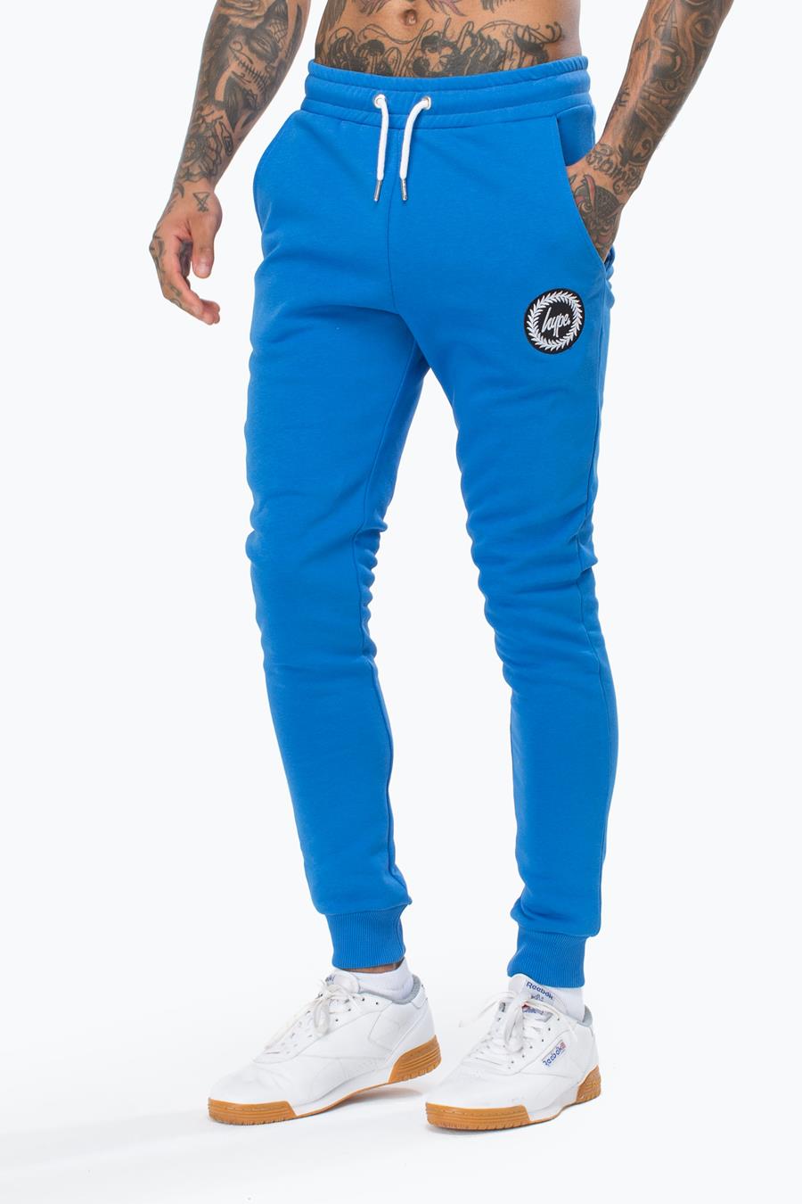 mens joggers blue