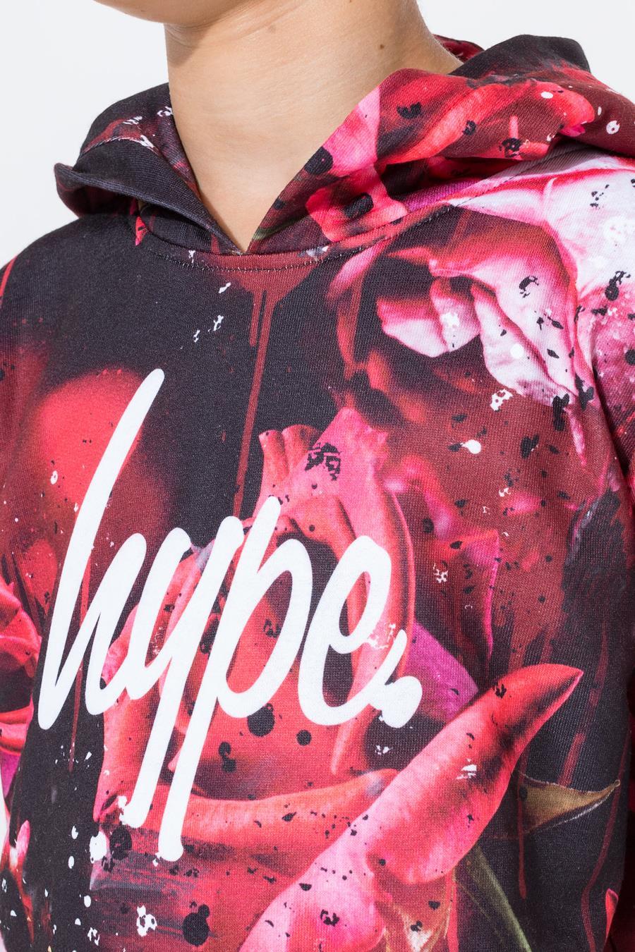 hype rose hoodie