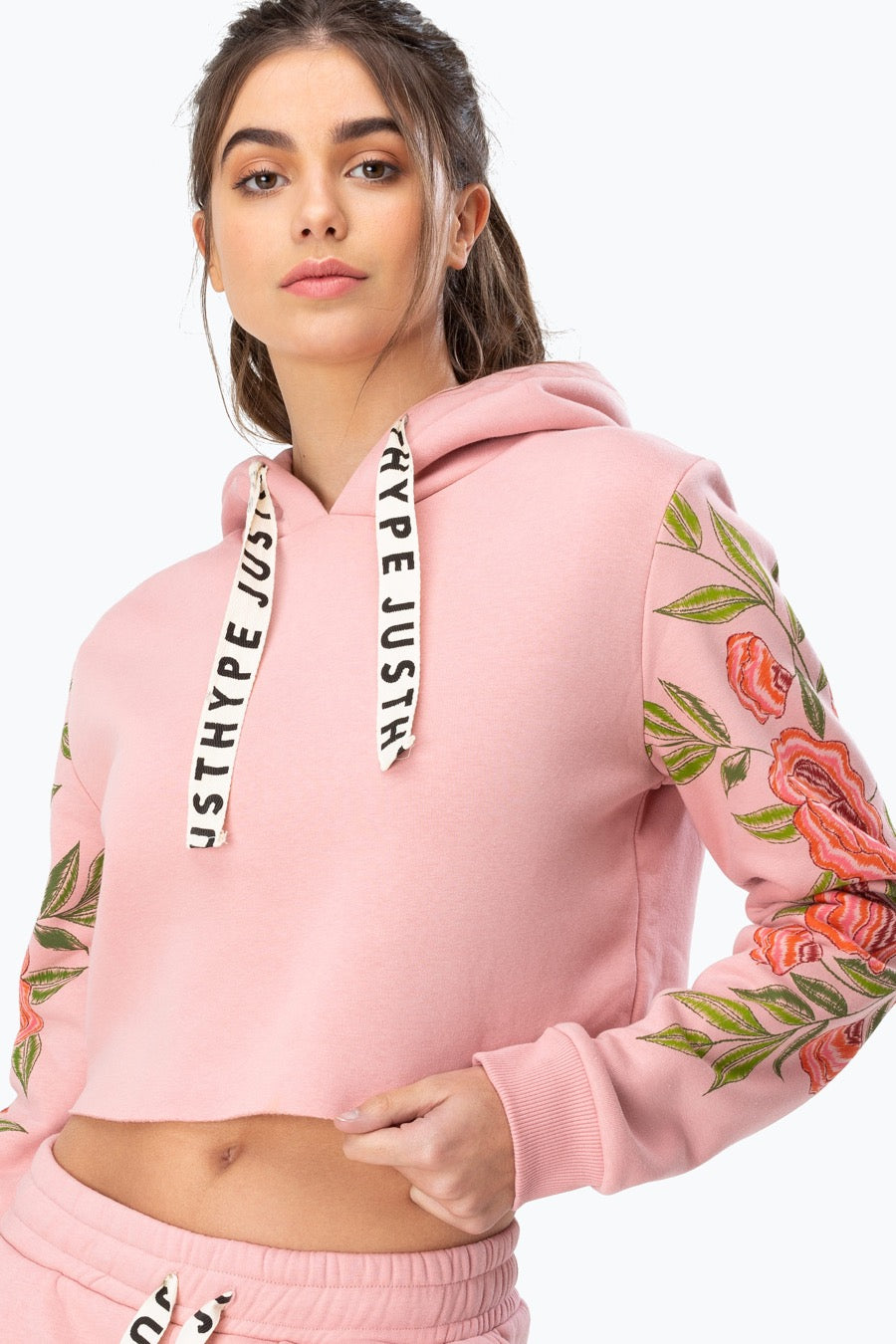 just hype hoodie pink