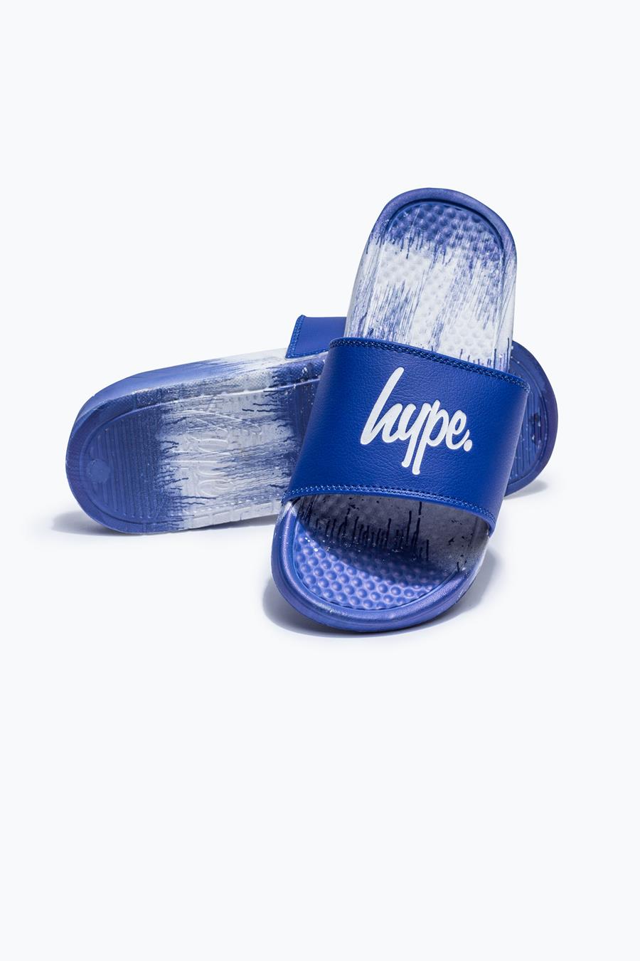 HYPE NAVY DRIPS SLIDERS | Justhype ltd