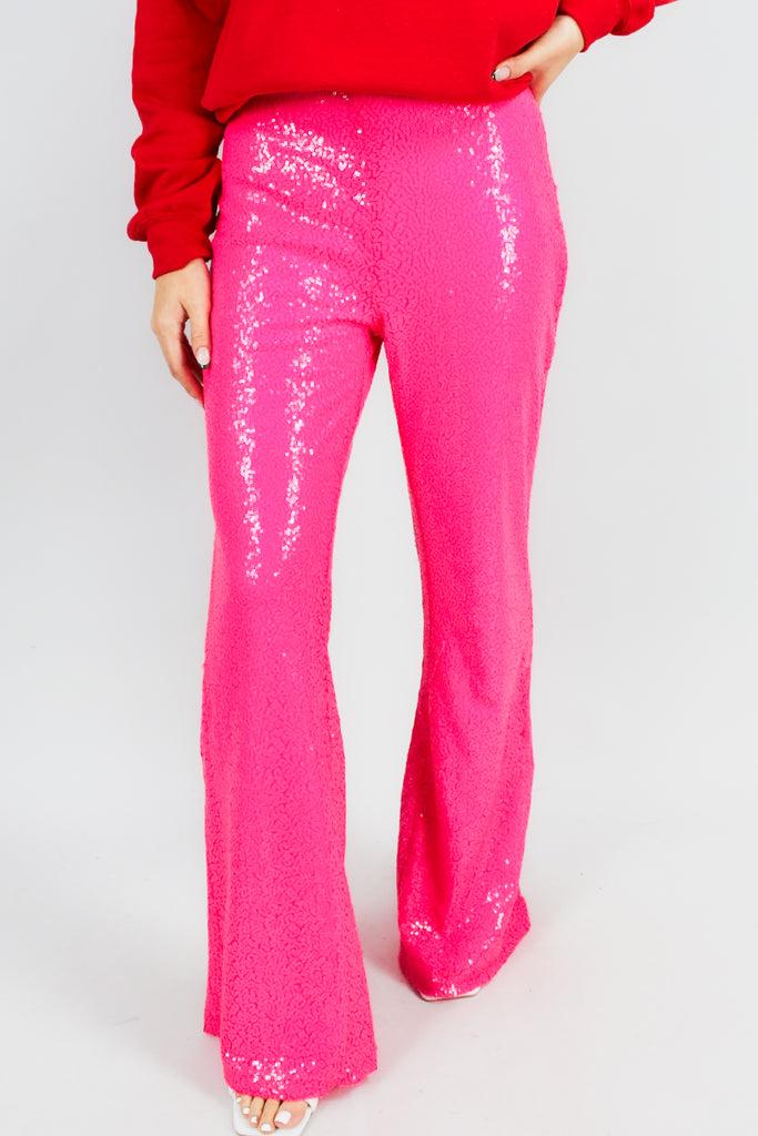 Fancy Pants Sequin Flares - Frock Candy