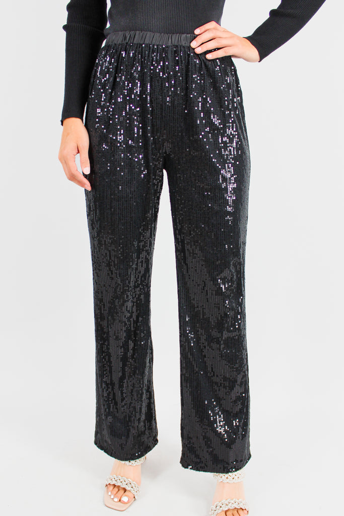 Fancy Pants Sequin Flares - Frock Candy