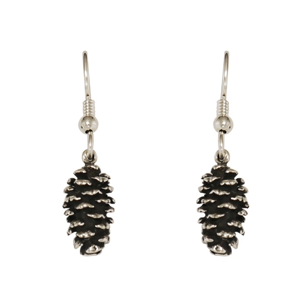 Crafter's Companion Woodland Silver Pine Cone Metal Charms 15pc