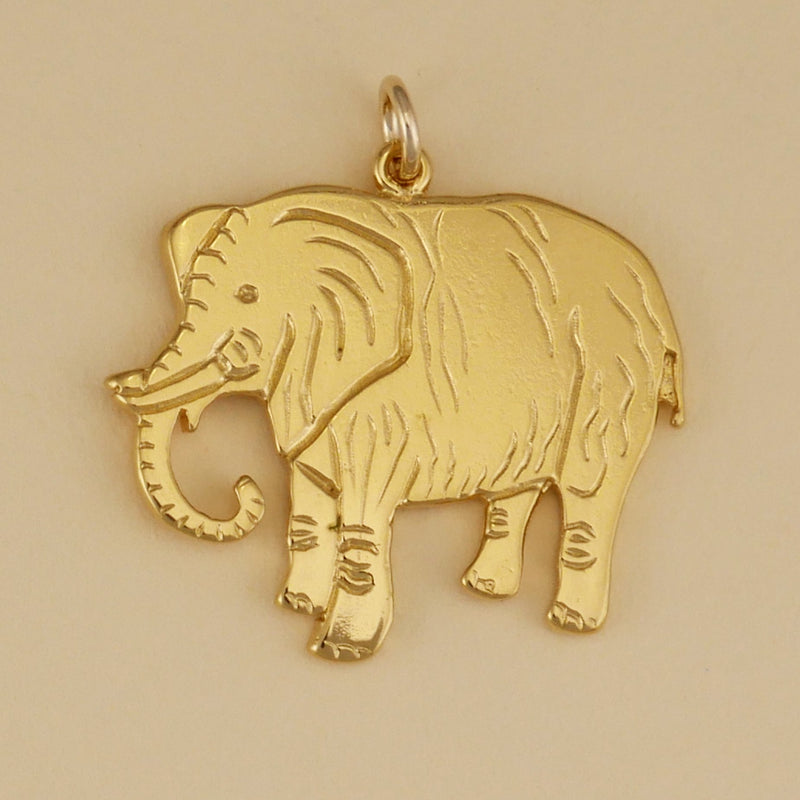 Elephant Bull Pendant - Charmworks