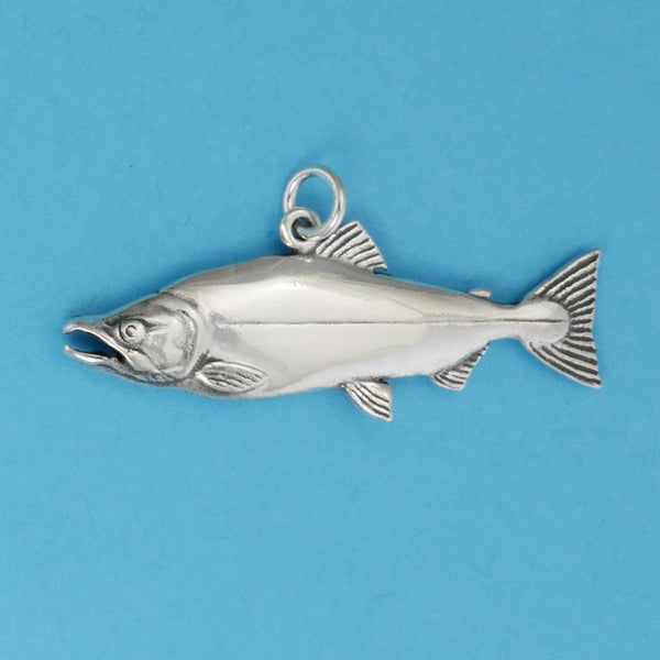 Rainbow Trout Charm | Fishing Jewelry | CharmWorks Sterling Silver - Charmworks