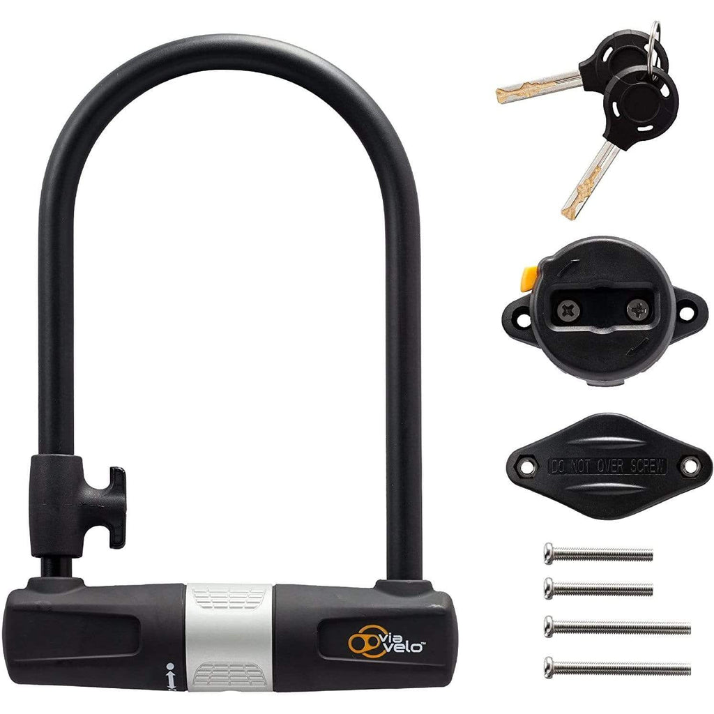 Heavy Duty Bike U-Lock with Cable – Mobility Paradise