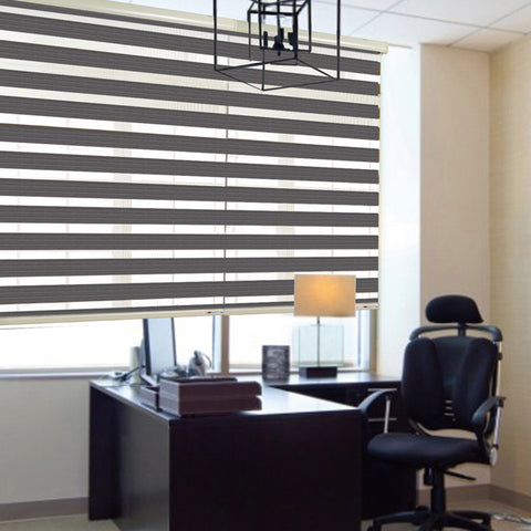 Zebra Blinds for Home Office