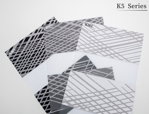 K5 Series Semi Blockout Zebra Blinds Fabric