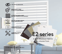 E2 Series Zebra Roller Blinds