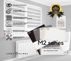 M2 Series Zebra Roller Blinds