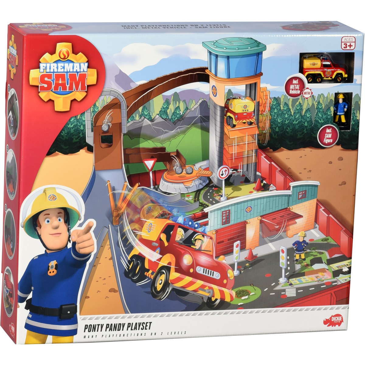 fireman sam foldable playset