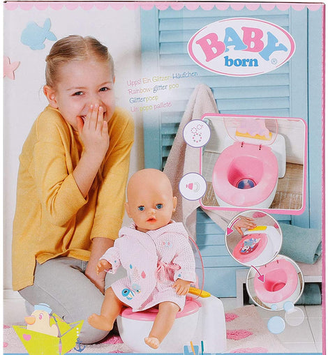 Baby Born Bath Poo Toilet 43cm – ToyRoo - Magical World of Toys!