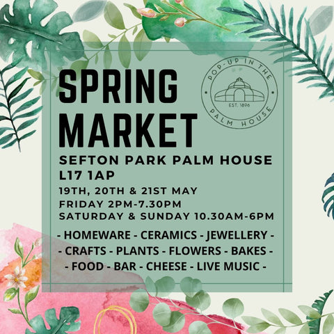Pop up palm house spring market