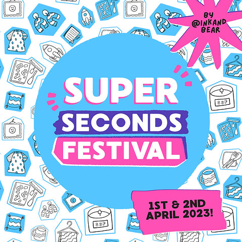 Super Seconds Festival poster April 2023