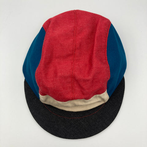 Blue and red panel cap the capalog