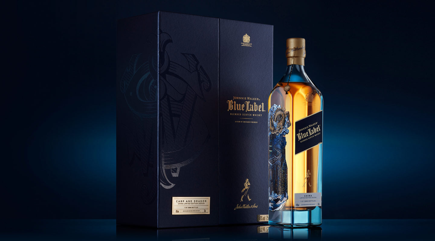 Johnnie Walker Blue Label, a blended Scotch whisky,