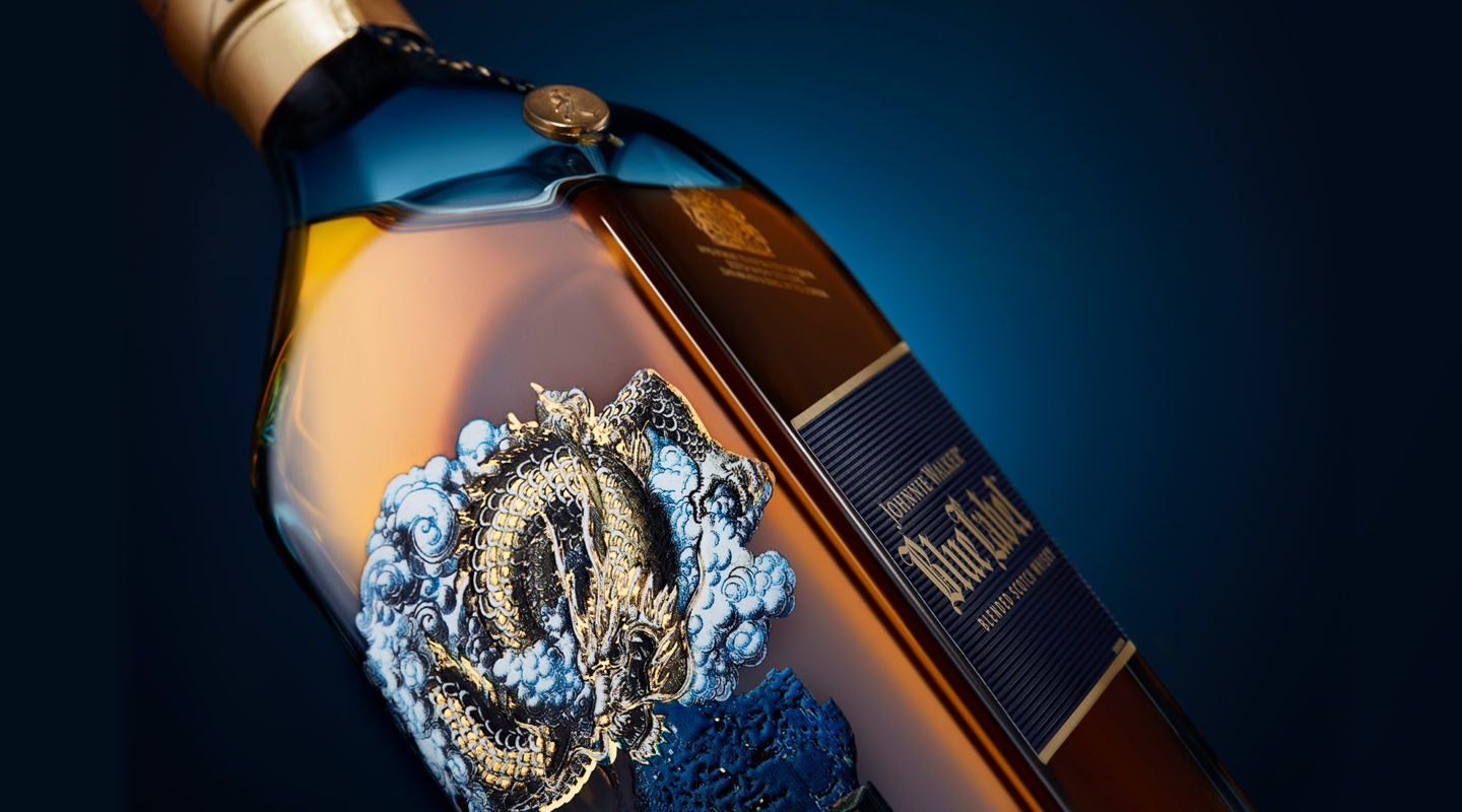 Johnnie walker the Year of the Dragon bottle