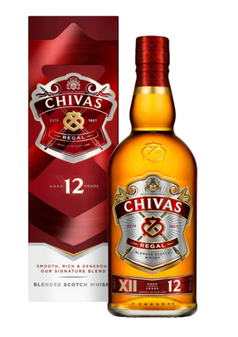Chivas Regal 12 Yr Blended Scotch Whisky 750ml