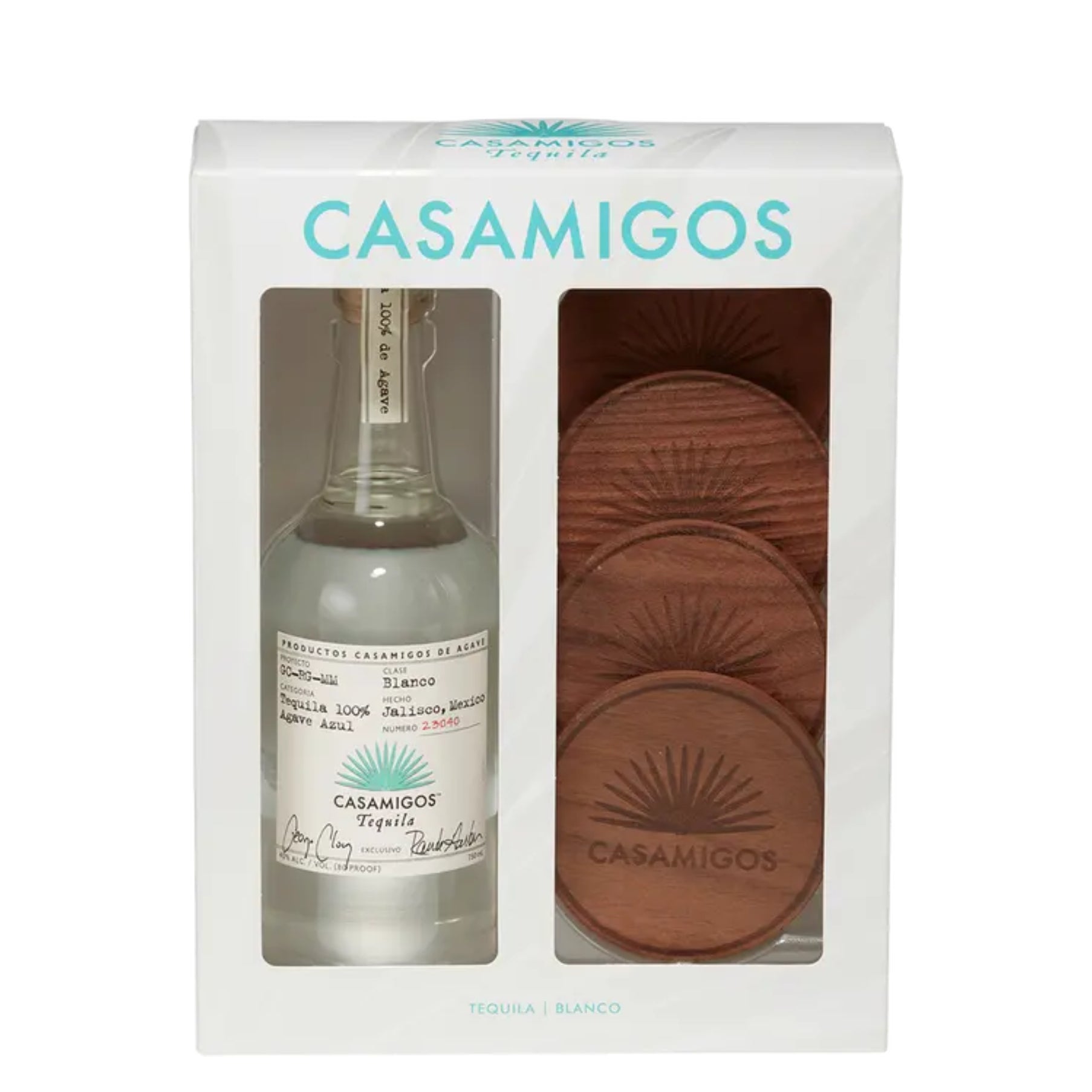 Casamigos Tequila Blanco W/Coasters 750ml  CASAMIGOS Teguila 