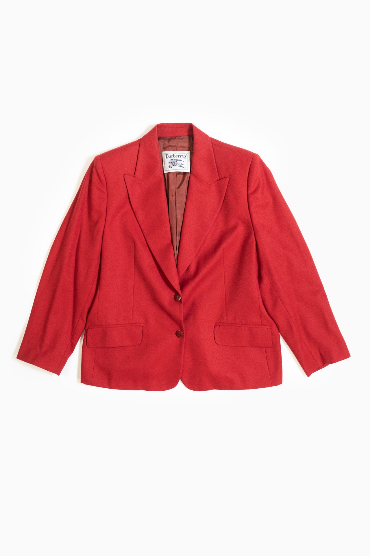 image of Burberry Blazer In Red