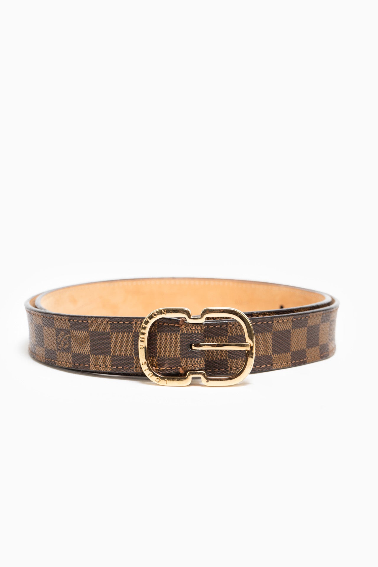 Image of Louis Vuitton Damier Ebene Belt