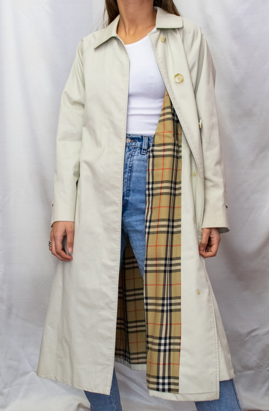 Burberry Light Creme Original Trench-coat - with belt