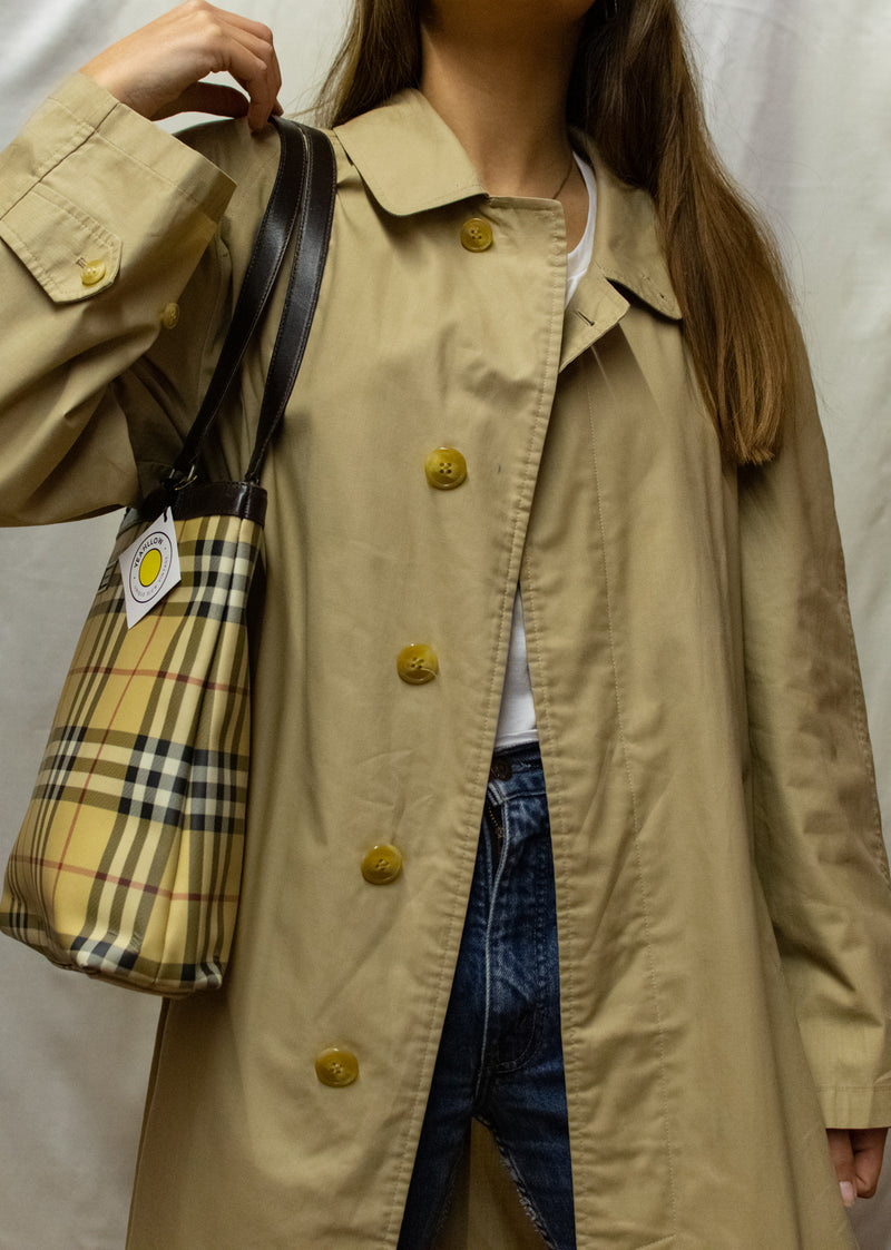 Gabardina Burberry Original Vintage - em bege