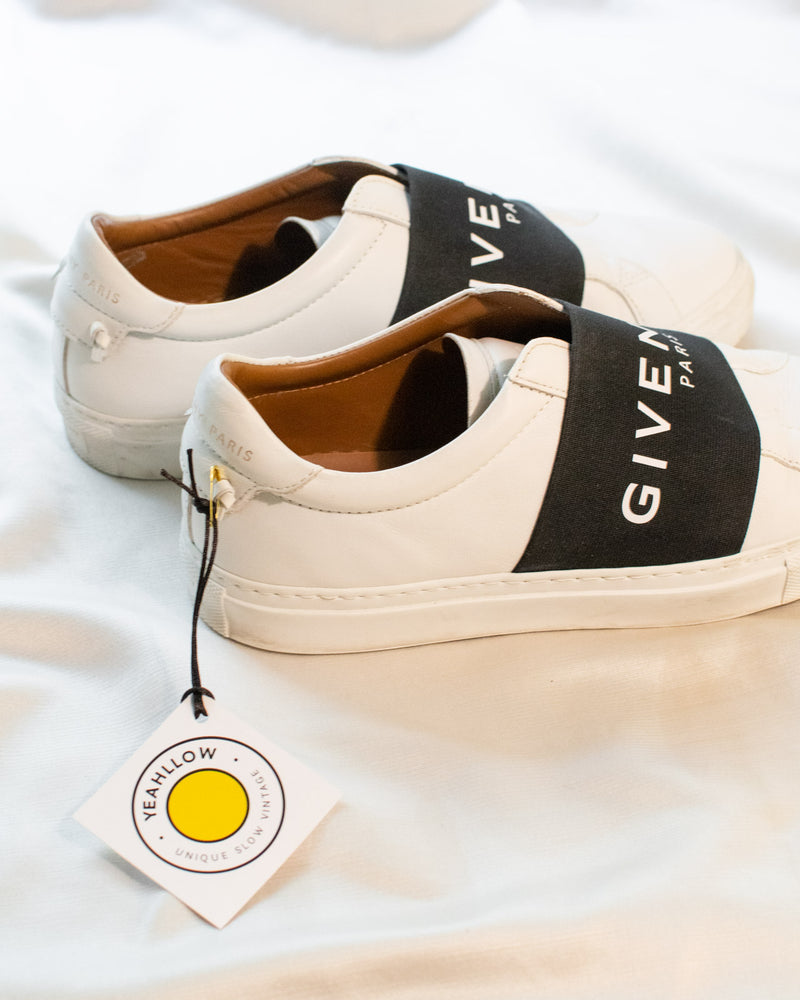 Givenchy White Leather Sneakers - size 