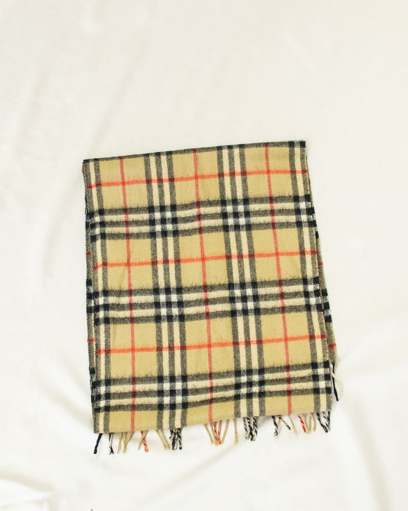 Burberry Vintage Scarf - 100% pure wool