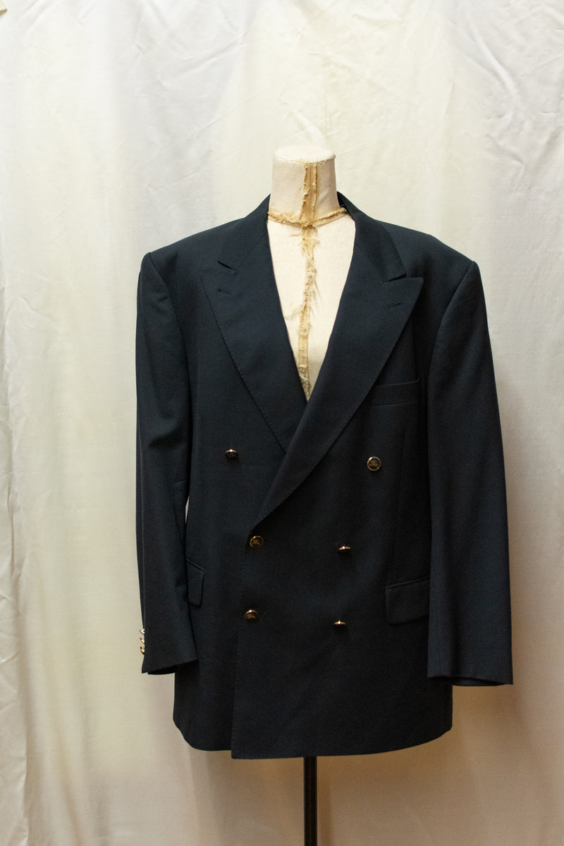 Burberry Oversize Blazer - Navy Blue