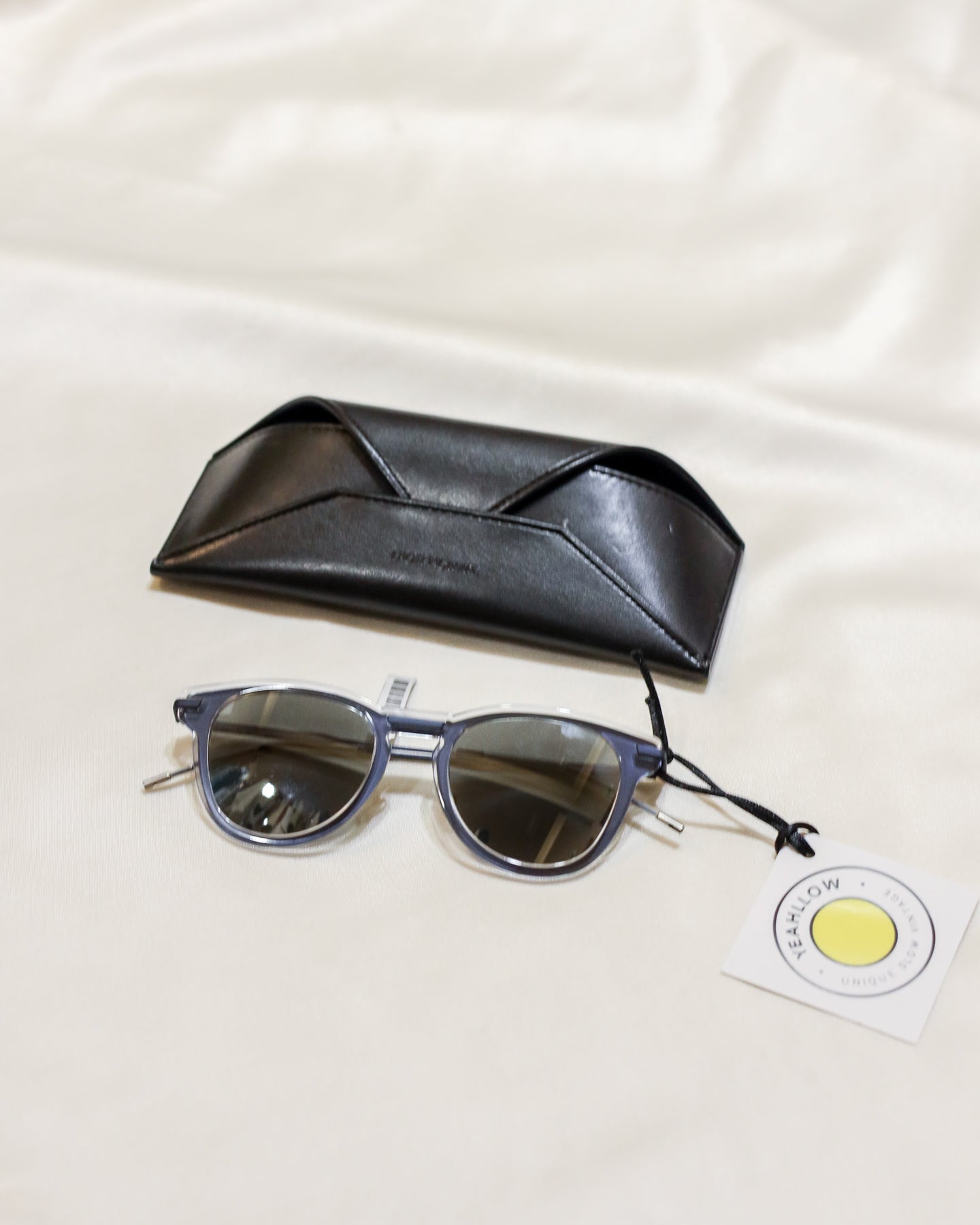 Image of Christian Dior Blue Wayfarer Sunglasses - with box