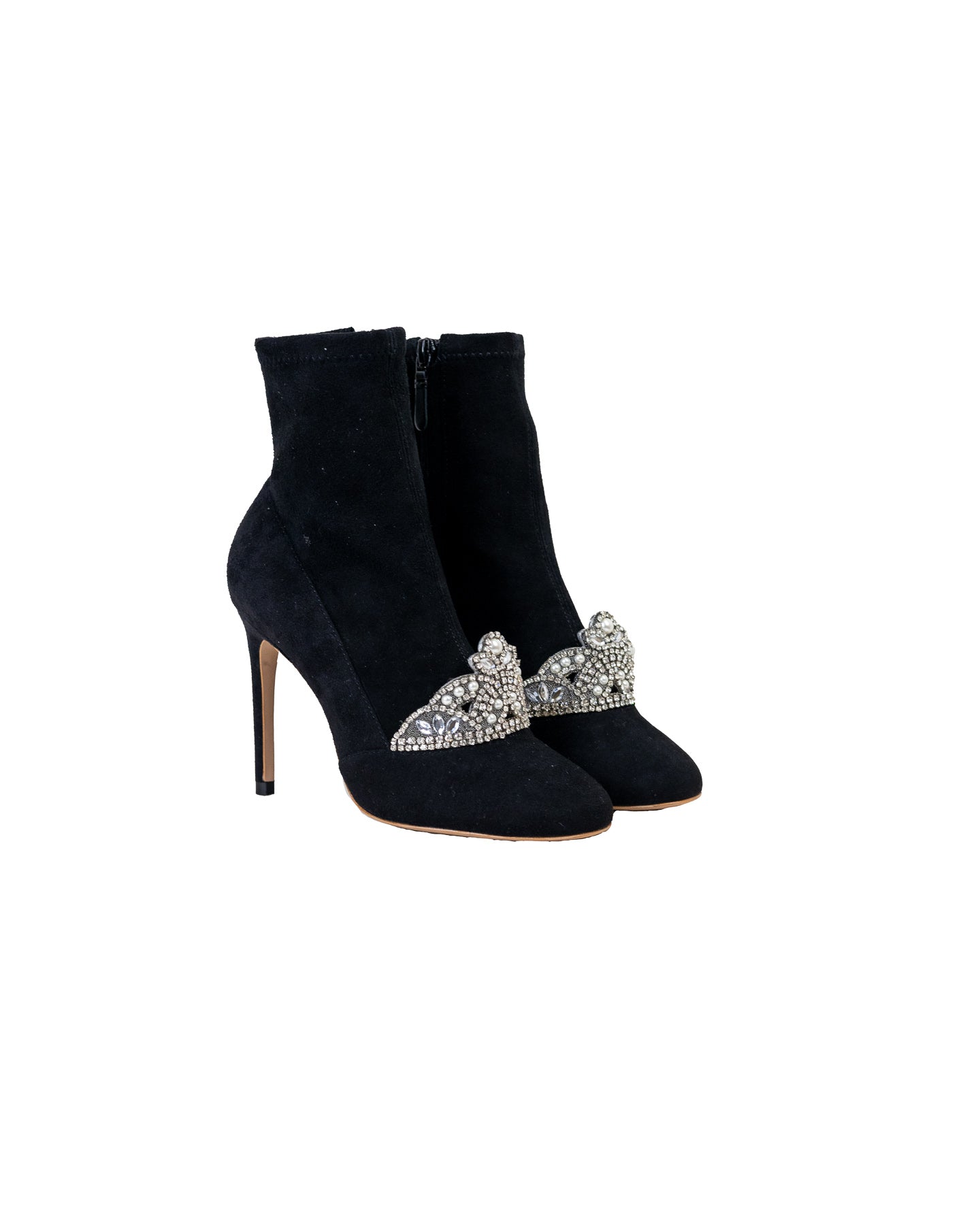 Image of Sophia Webster Royalty Ankle Boot In Black - Size 35.5