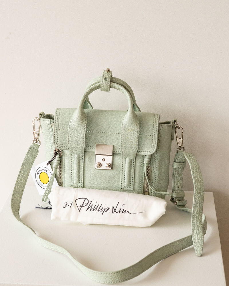 3.1 Philip Lim Pashli Mini Satchel in Light Green - with dust bag