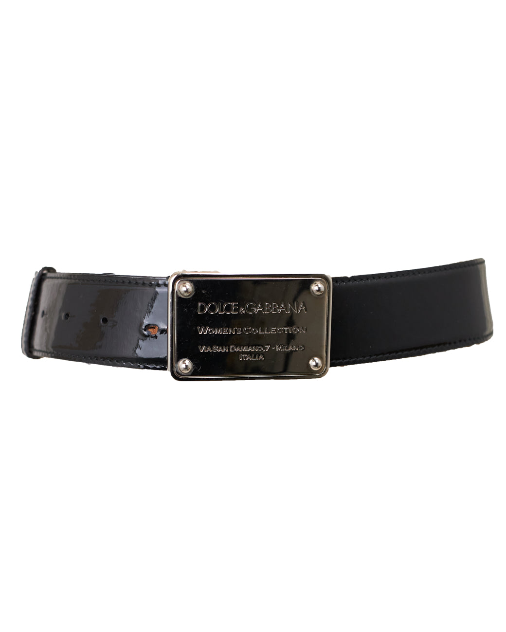 image of Dolce&Gabbana Black Signature Belt - size 36